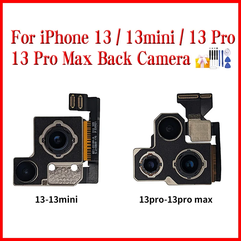 Rear Camera For iPhone 13 Pro Max 13 Mini Back Camera Rear Main Lens Flex Cable Camera