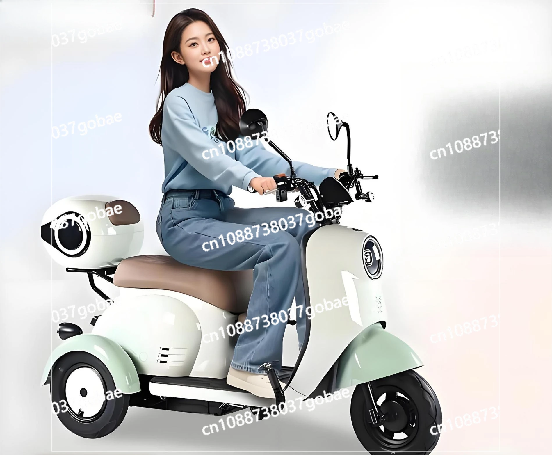 

New electric tricycle small transportation three-wheel battery car leisure