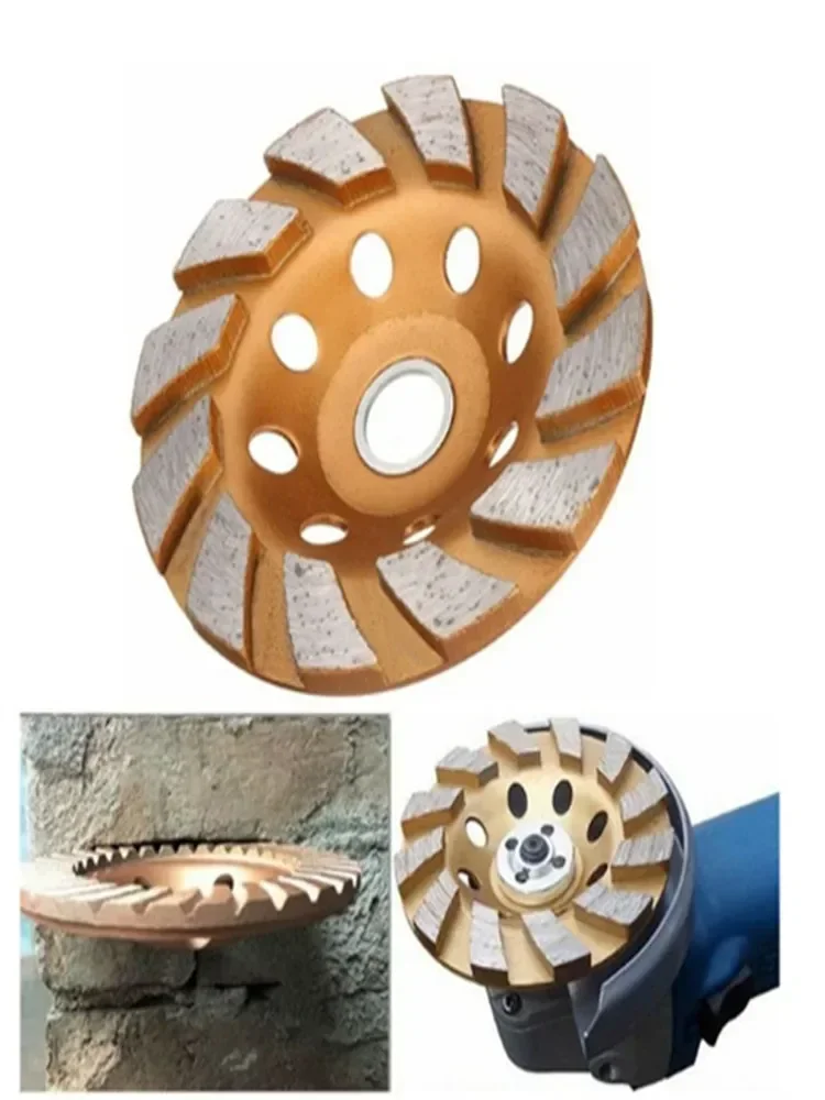 1/2pc Diamond Grinding Wood Carving Disc Wheel Disc Bowl Shape Grinding Cup Concrete Granite Stone Ceramic Cutting Disc Tool