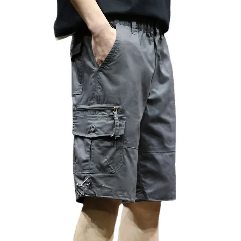 B&C Nuevos Shorts para Hombre, Pantalones Cortos de Verano de Algodón, Ropa de Marca Casual para Hombre, Shorts Cargo Cómodos con Estampado de Camuflaje, Talla Grande