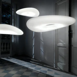 MR MAGOO pendant light Minimalist Lighting Italian Designer Circular hanging white lamp Bedroom Living Room dining table light