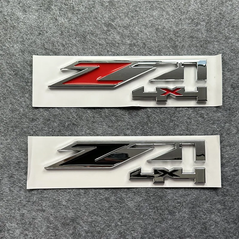 1 PIEZA Emblemas 3D OEM Z71 ABS, Calcomanías Laterales, Insignias Compatibles con Piezas Z71, Adhesivo para Auto, Accesorios para Automóviles