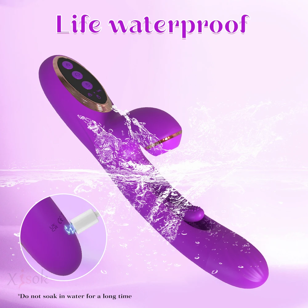 Tapping Flapping Vagina Vibrator for Women Clit Sucker Rabbit Sucking G-Spot Vibrator Female Masturbator Sex Toy for Woman