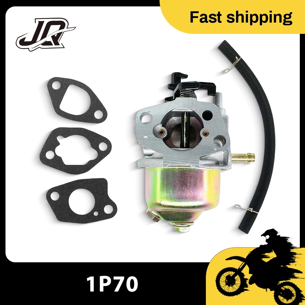 1P70 Carburetor Fit For MTD Troy‑Bilt Cub Cadet Lawnmower 1P65 FUA 196cc Motor Replace 751‑10310 951‑10310