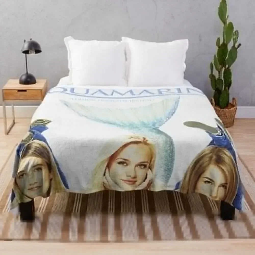 

aquamarine movie Throw Blanket Lightweight Warm Blanket for Travel Camping