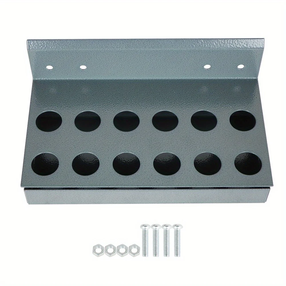 Support à pinces R8 12 trous avec vis et écrous, plaque d'acier laminée à froid A3