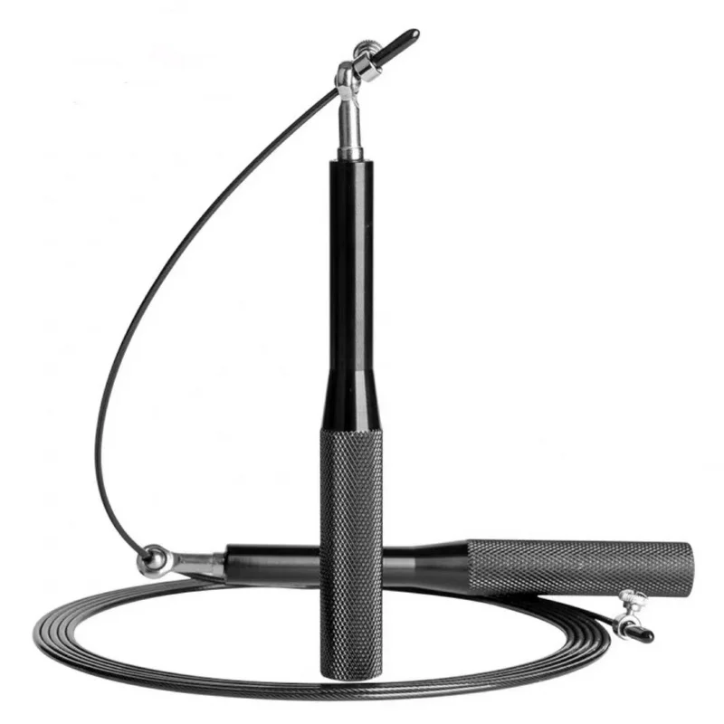 

Регулируемая алюминиевая ручка для скакалки с тросом, спортивные товары для фитнеса, высокоскоростная скакалка с подшипниками