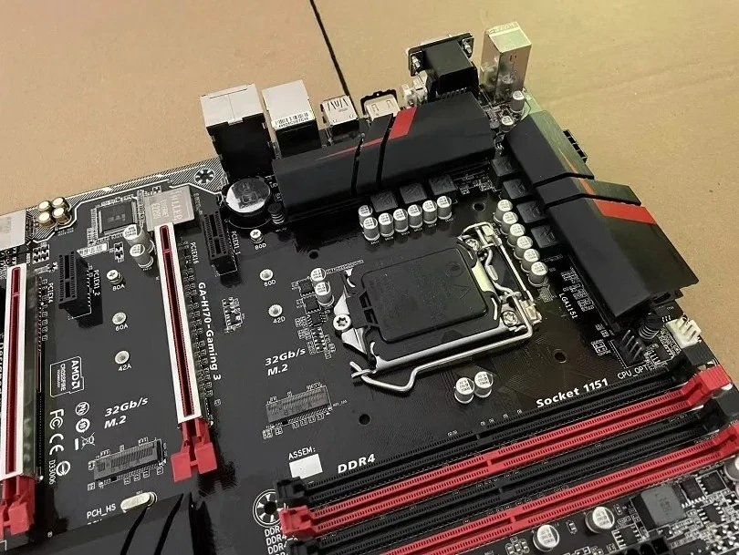 لجيجابايت GA-H170-Gaming 3 1151 pin DDR4 M.2 ماجيك M.2 واجهة ، بطاقة واجهة شبكة الألعاب القاتلة