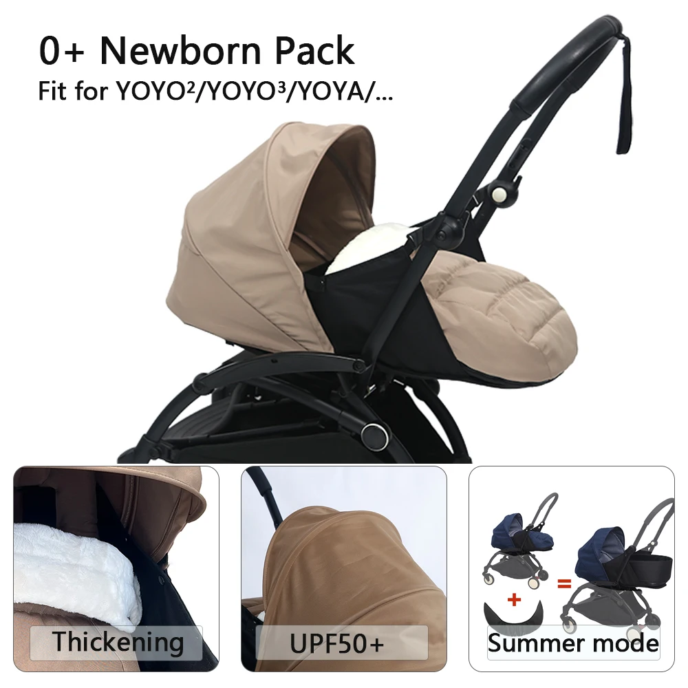 Thicken 0+ Baby Newborn Pack Winter Summer Usable 0-6M Sleeping Mat with Fence Fit for Yoyo2 Yoyo3 Baby Stroller Accessories