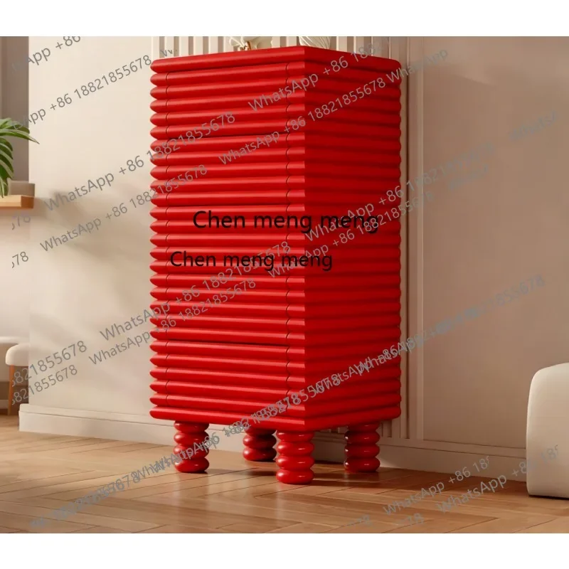 

Five buckets of paint, drawers, lockers, modern simple solid wood bedroom storage cabinets