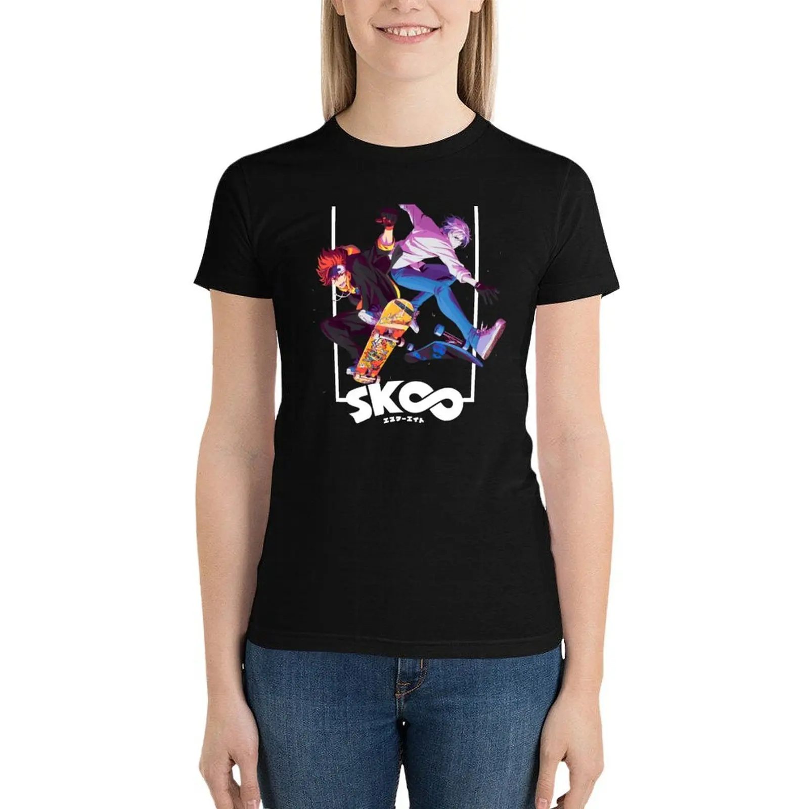 

SK8 the infinity - Reki and Ranga T-Shirt Female clothing oversized korean fashion t-shirts for Women pack