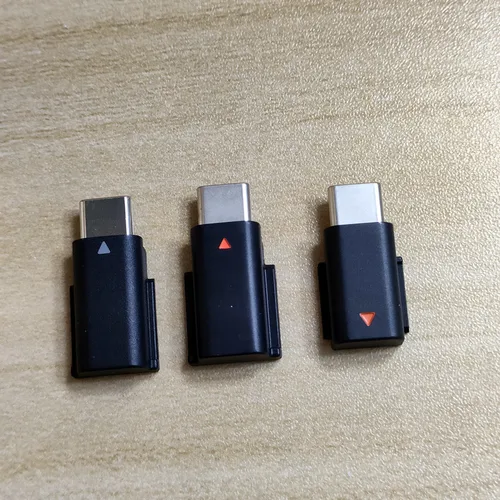 Imagen 2 del producto Pieza de repuesto para micrófono DJI 1, micrófono 2, micrófono MINI conector adaptador de repuesto Lightning y tipo C