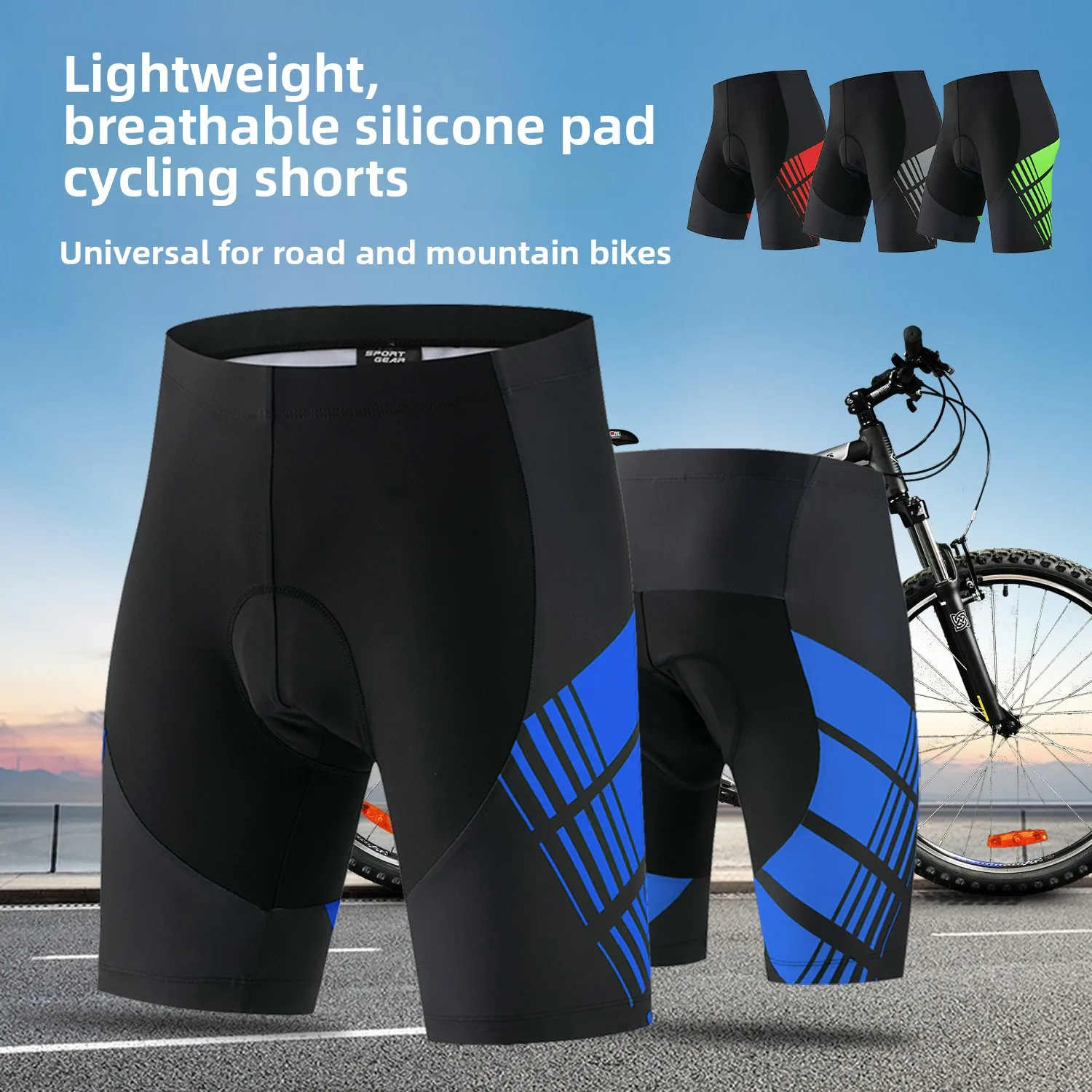 

Qui Dry Cycling orts ex Tight Fit Breathable Silicone Pad Sports orts Women's Sle Summer Fitn Pants Five-Quart...