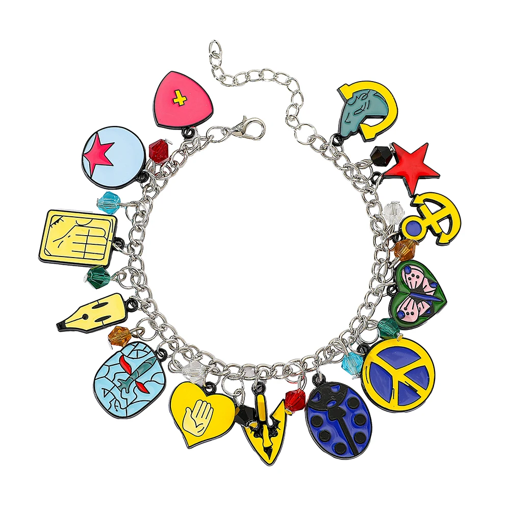 Anime Jojos Bizarre Adventure Armband Legierung Mode-Armreifen für Frauen Männer Cosplay Schmuck Geschenke