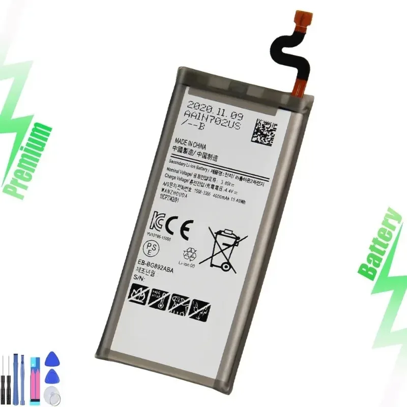 

New Replacement Battery EB-BG892ABA for S8 Active 4000mAh Tool