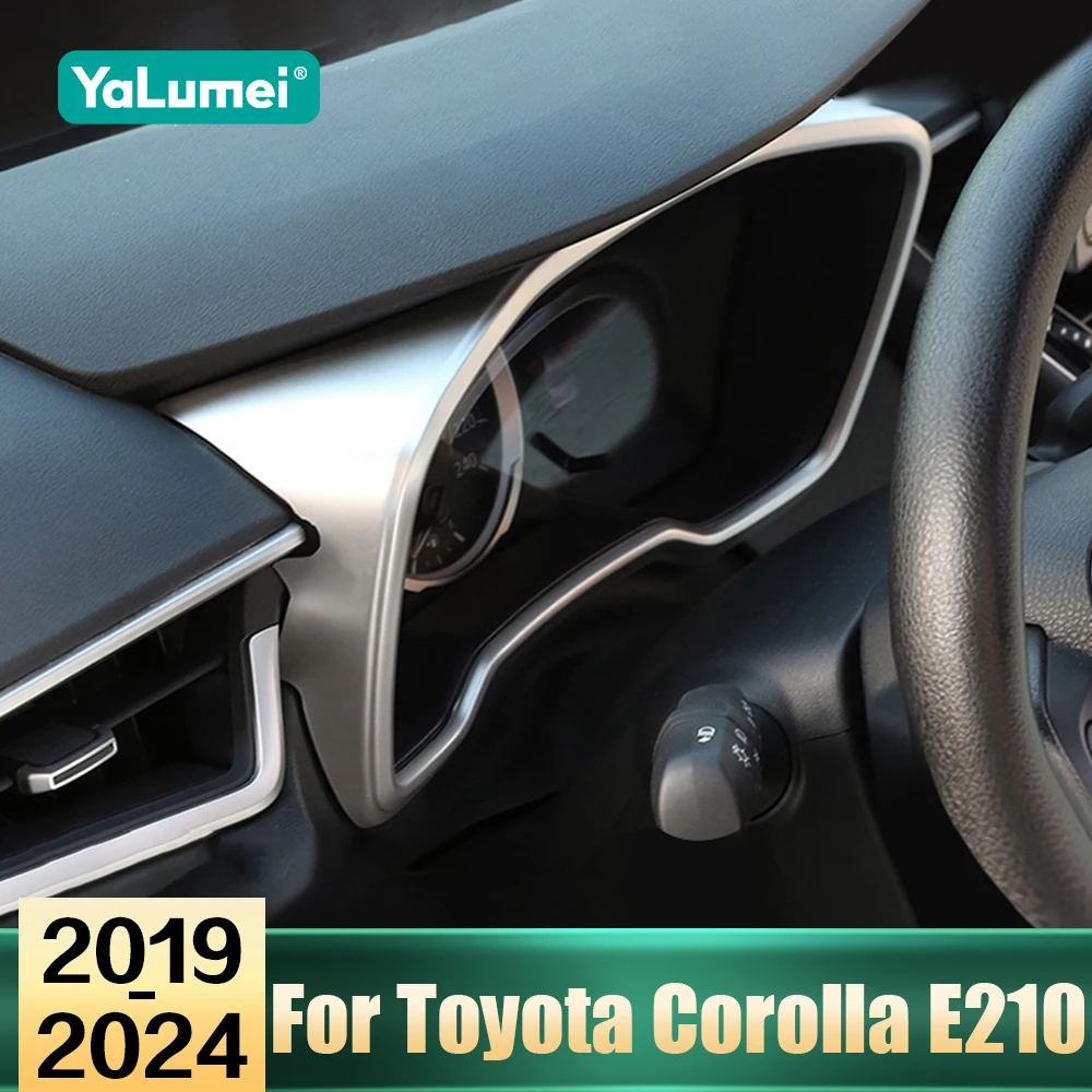Für Toyota Corolla E210 Hybrid 2019 2020 2021 2022 2023 2024 Auto Front Dashboard Dekorative Rahmen Panel Aufkleber ABS trim Abdeckung