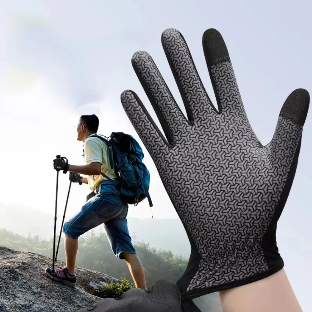 New Breathable Riding Gloves Lightweight Non-Slip Equestrian Gloves Sun Protection Wear-resistant Horse Riding Gloves