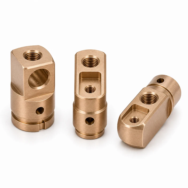 CNC Bronze Turning Factory Supplier for Terminal Blocks and Custom Control Systems Components Factory Supplier