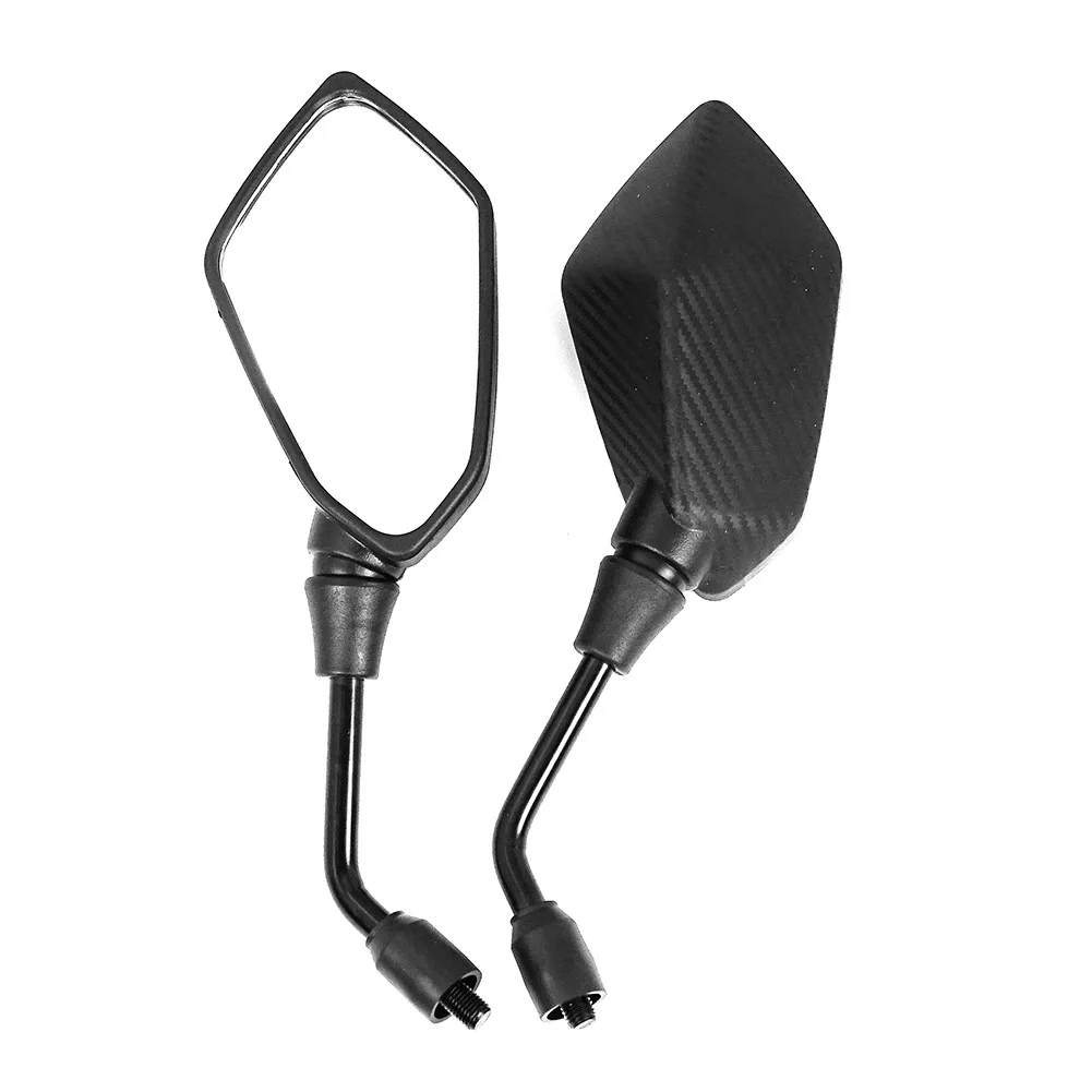 Universial 8mm 10mm Electromobile Back Side Convex Motorcycle Mirror Handle Bar End Side Rearview Mirrors for Scooter E-Bike