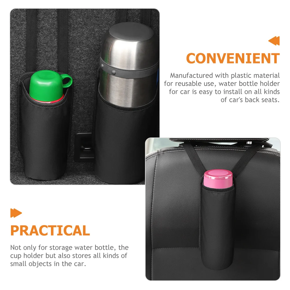 

Car Water Bottle Holder Bag Portable for Backseat Cup Storage Heavy Duty Cloth Material Drink Holder for Car Suv Truck