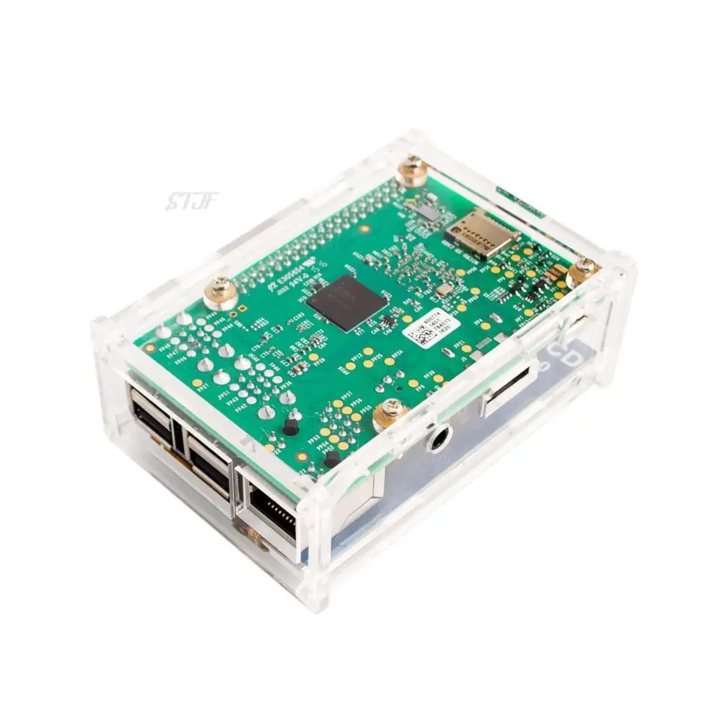 3.5 LCD TFT Touch Screen Display with Stylus for Raspberry Pi 2 Pi 3 + Acrylic transparent Case