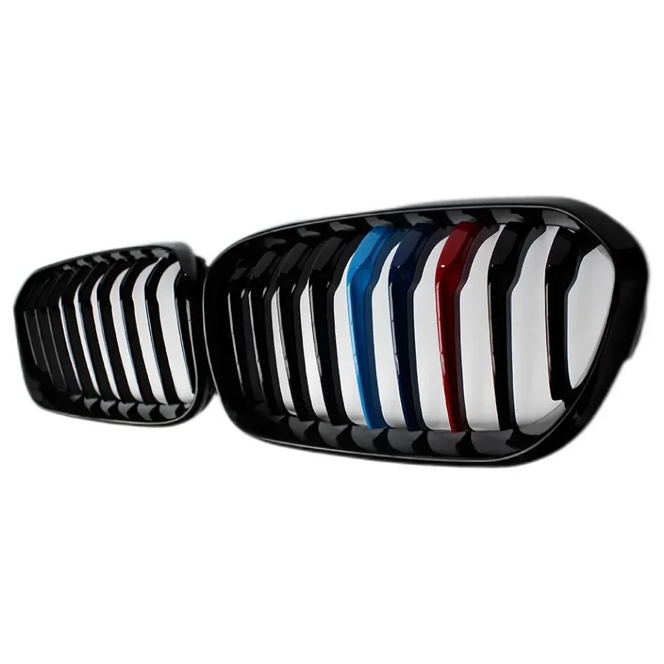 Xvip 1 Paar Front gitter für BMW 1er F20 F21 2013-2016 glänzend schwarzer Nieren grill Ersatz Racing Front stoßstangen gitter – Detail 8