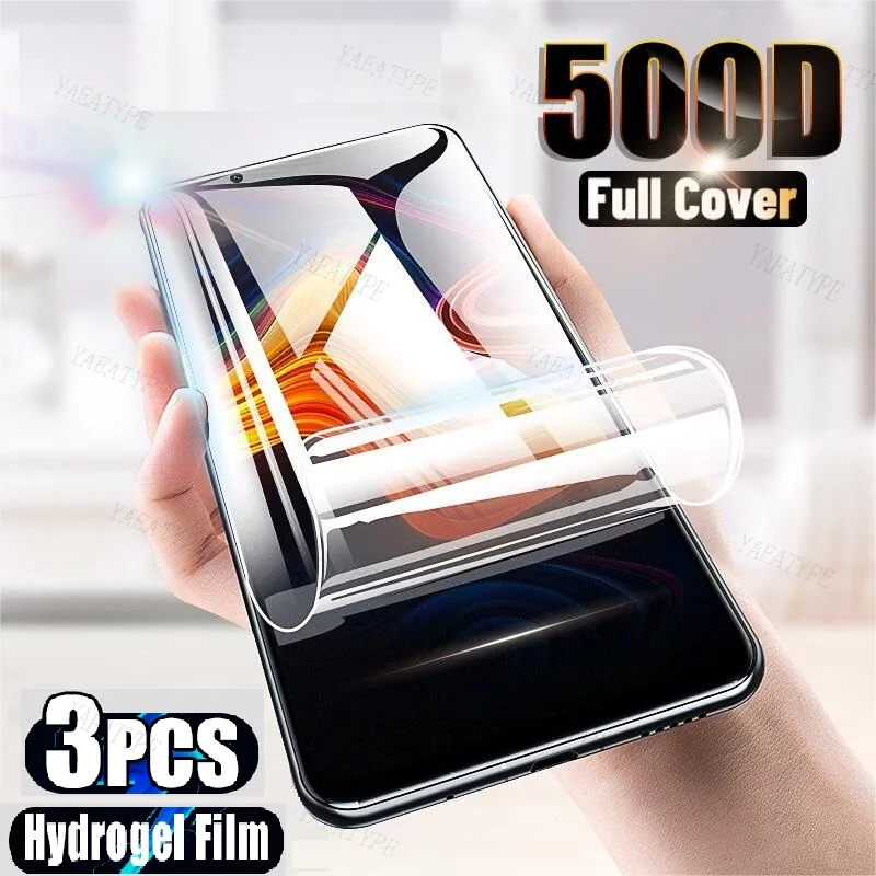 Гидрогелевая пленка для Samsung A54/A13/A34/A12/A53/A14/A71/A52/A23, Защитная пленка для Samsung A70/A51/A32/A73/A50/A33/A22, 3 шт.