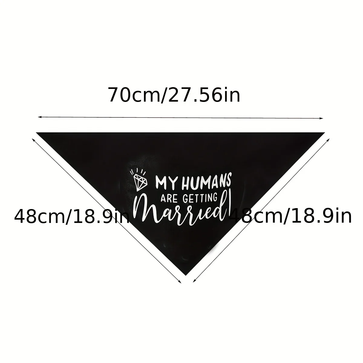 2pcs Engagement Gift, My Humans are Getting Married Dog Bandana, Wedding Photo Prop, Pet Scarf, Dog Engagement   Announcement, P