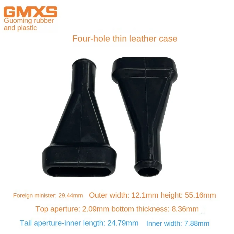 Bulk Silicone Waterproof Plugs Sealing Rings Automotive Connectors Thin Tail Wire Sheaths with Four Holes for Manufacturer