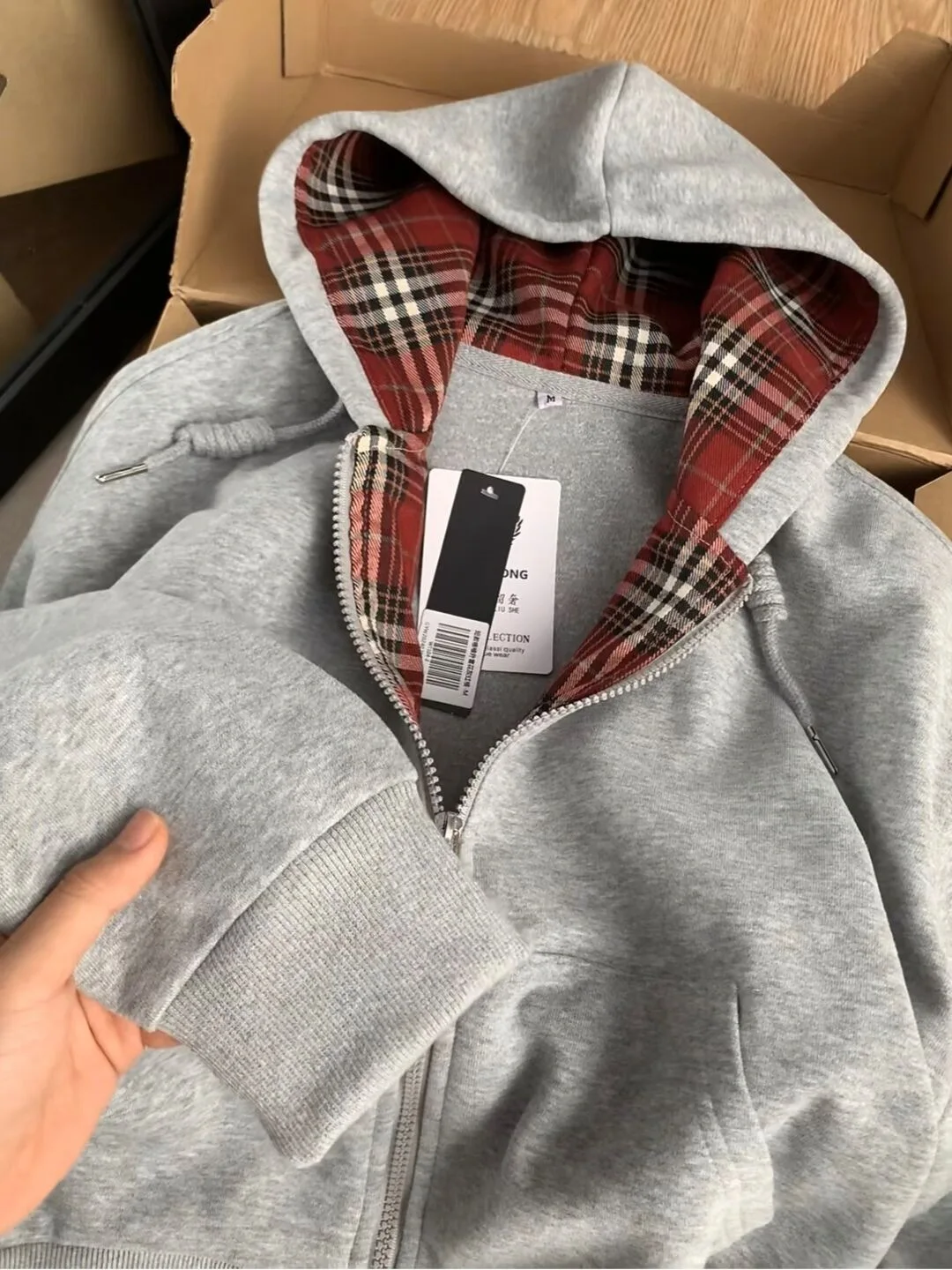 

Korean Retro Short Women's Zip Up Hoodie Sweatshirt Autumn Winter Harajuku Hooded Jacket Coat Y2k Japan Fashion Women's Clothing