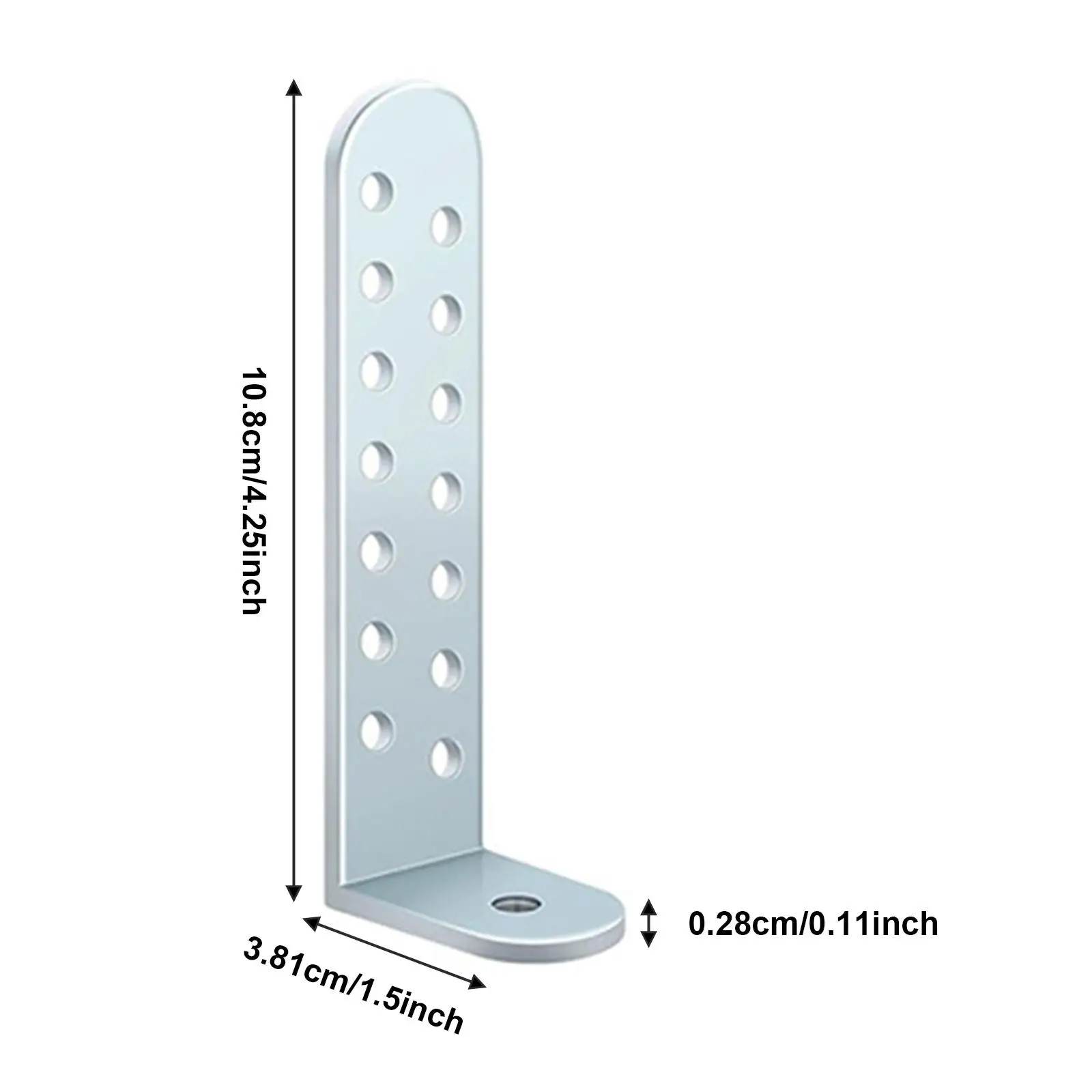 나사가 포함된 허리케인 콘덴서 브래킷 4개, 금속 휴대용 타이 다운 키트