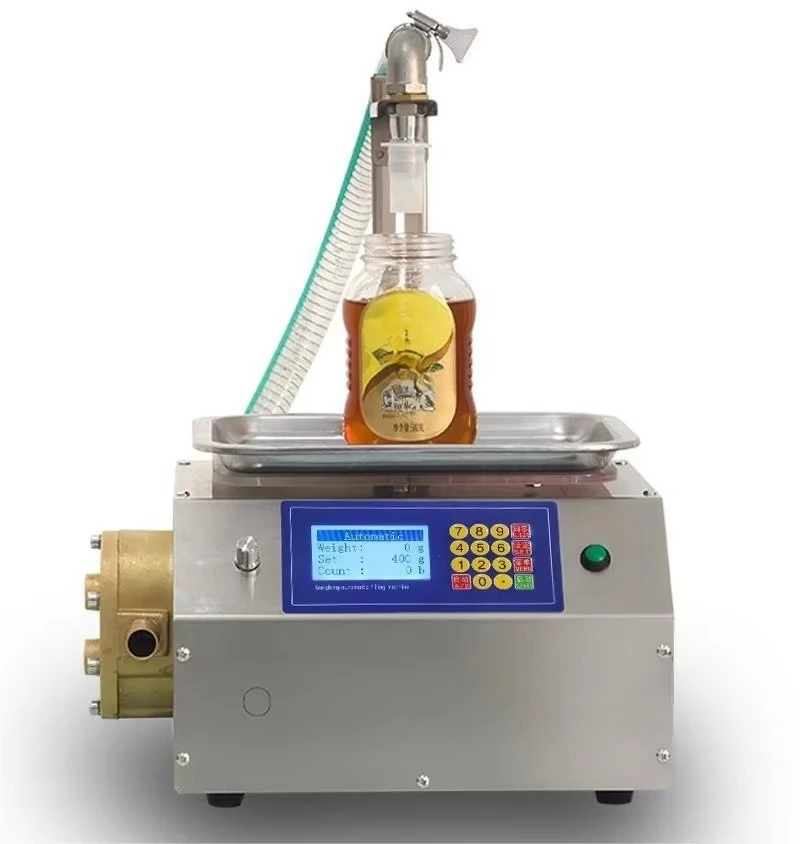UPK-L15 Weighing  Honey Filling Machine Viscous Filling Machine 220V Honey Sesame Paste Edible Oil Glue for Weighing Purpose