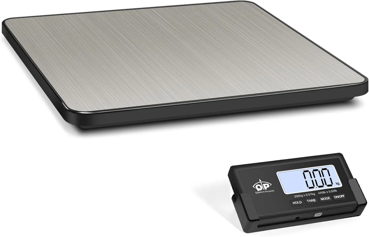

High Accuracy 440lb Digital Postal Scale with Wireless Display, Tare Function for Packages & Luggage