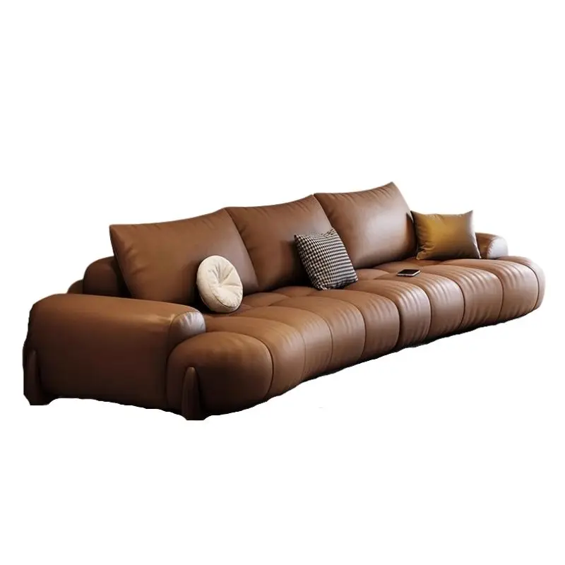 Solid Colors Queen Living Room Sofas Modern Sectional Leather Lounge Sofa Lazy Sofa Luxury Sofy Do Salonu Theater Furniture