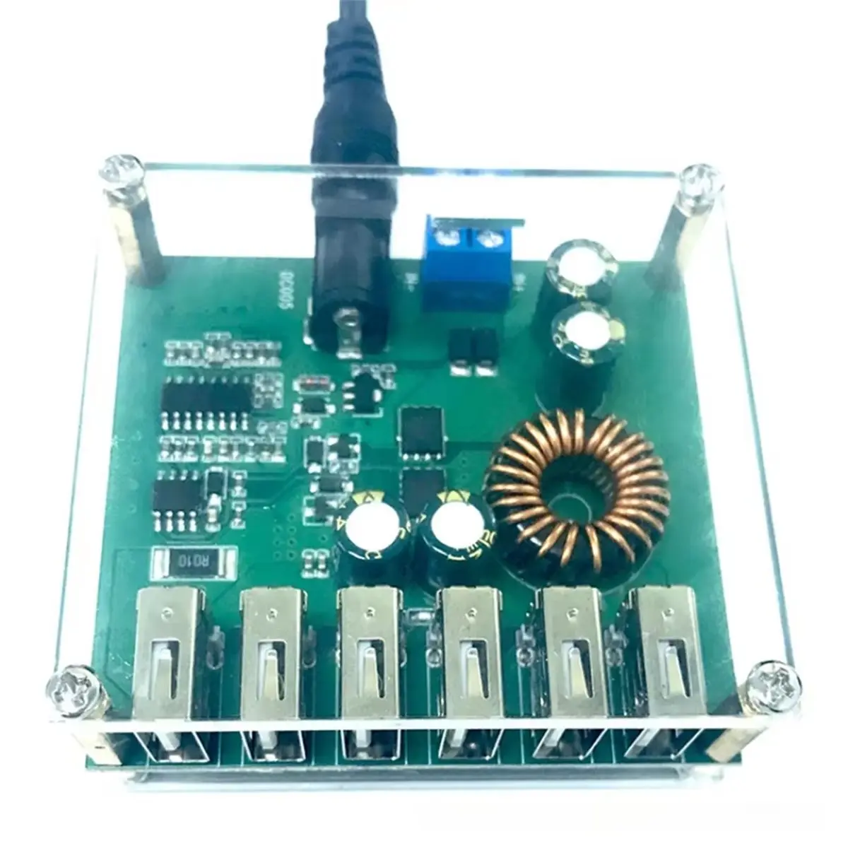 8A DC Converter 12V 24V 36V 48V to 5V USB Power Module Voltage Stabilizer for Solar Car Motorcycle