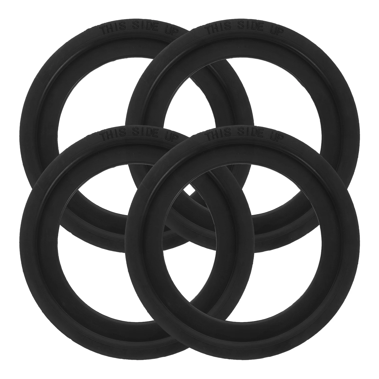 

4 Pcs Toilet Seal Ring Gasket Rv Sealing Flush Accessories Replacement Parts Prevent Leakage Suitable Most Toilets Daily Needs