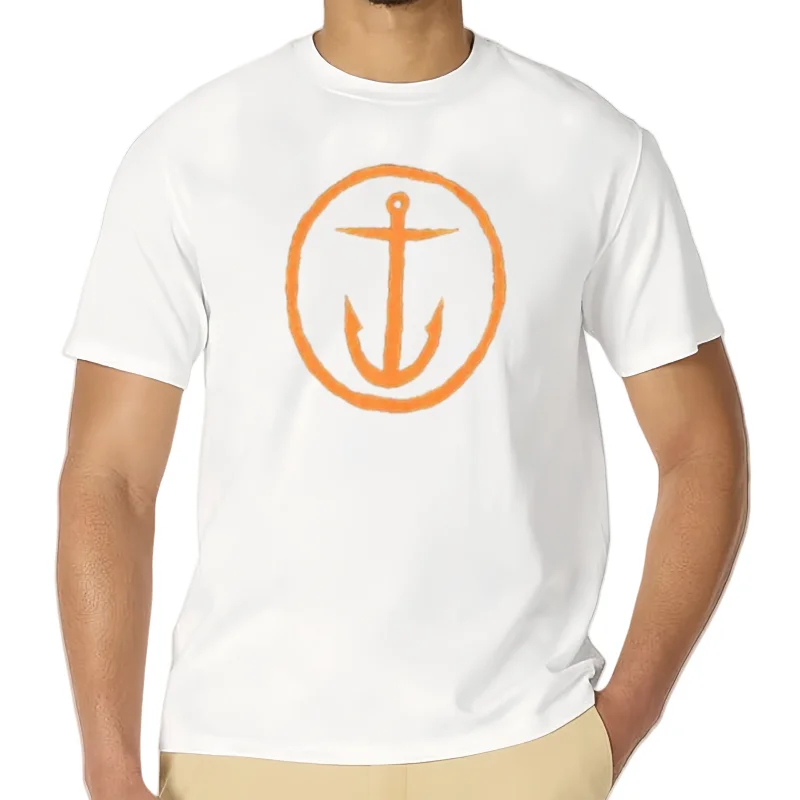 Camiseta con Logo OG de CAPTAIN Fin para hombre, camiseta negra informal con gráfico lavado para uso diario, cómoda