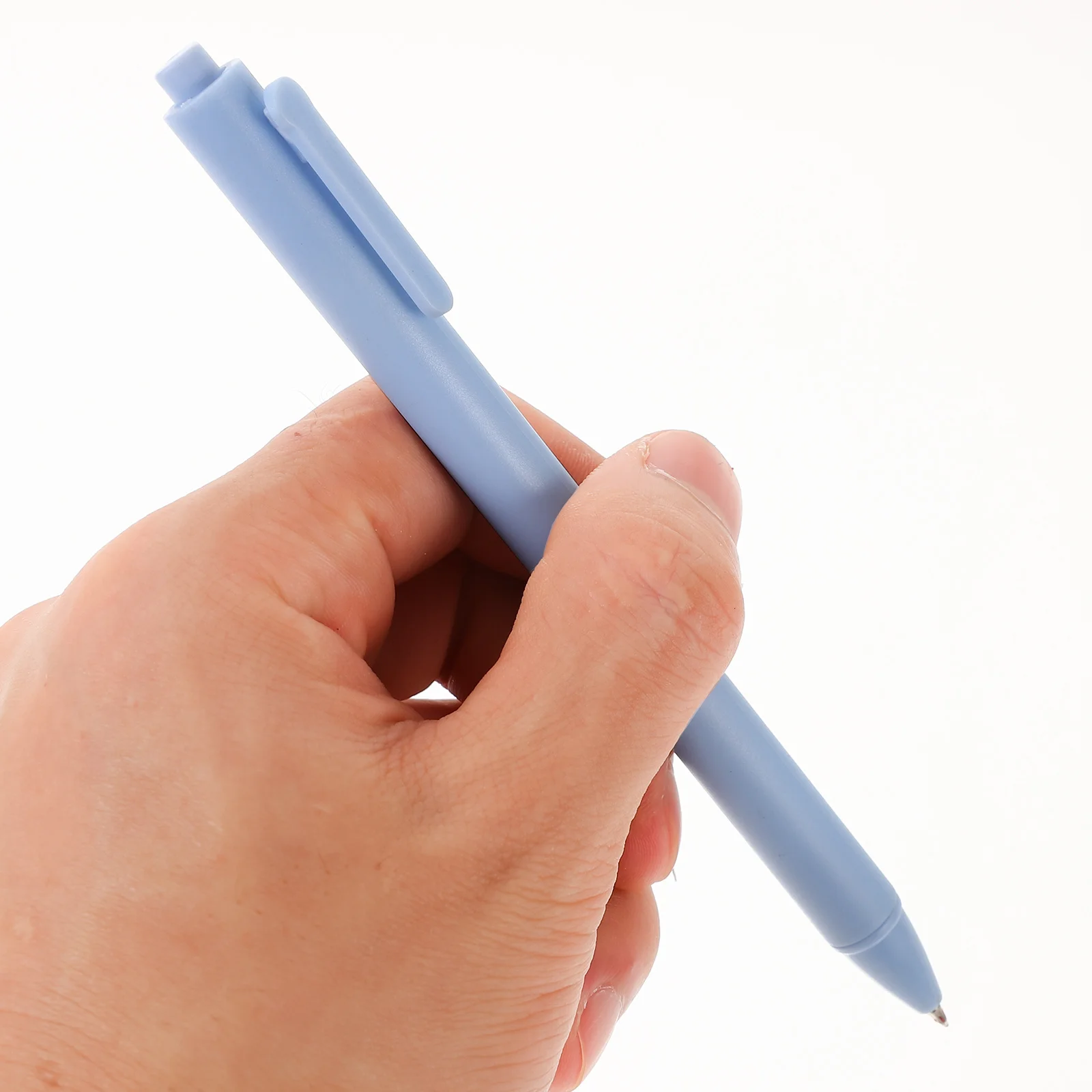 

6Pcs Press Type Simple Gel Pen Smooth Writing Comfortable Grip for Students School Office Multifunctional Portable Student Gel