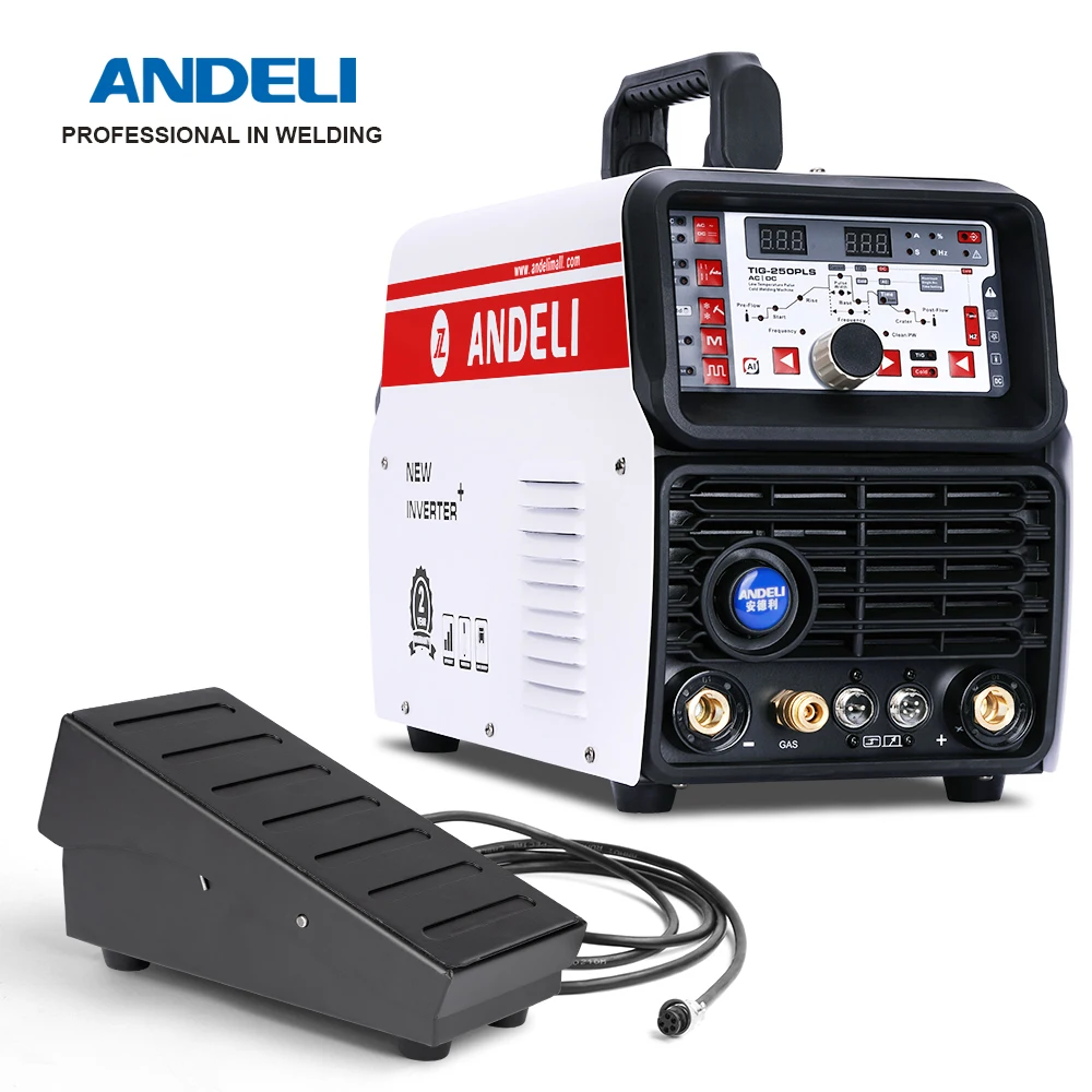 Saldatrice TIG ANDELI 110/220V TIG-250PLS saldatrice a freddo AC/DC saldatrice a freddo TIG Pulse saldatrice a freddo