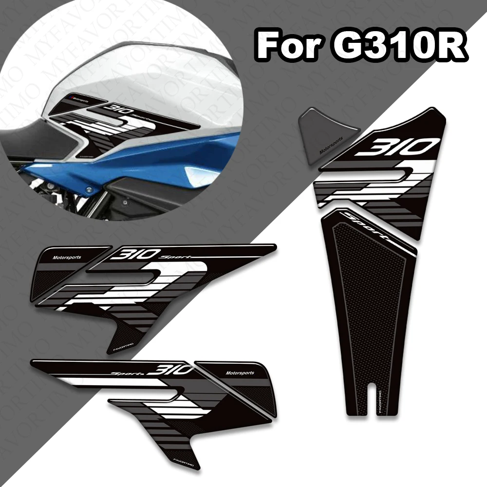 For BMW G310R G 310 R G310 2025- Protector Tank Pad Side Grips Gas Fuel Oil Kit Knee Stickers Decals Fender Fairing Motorcycle
