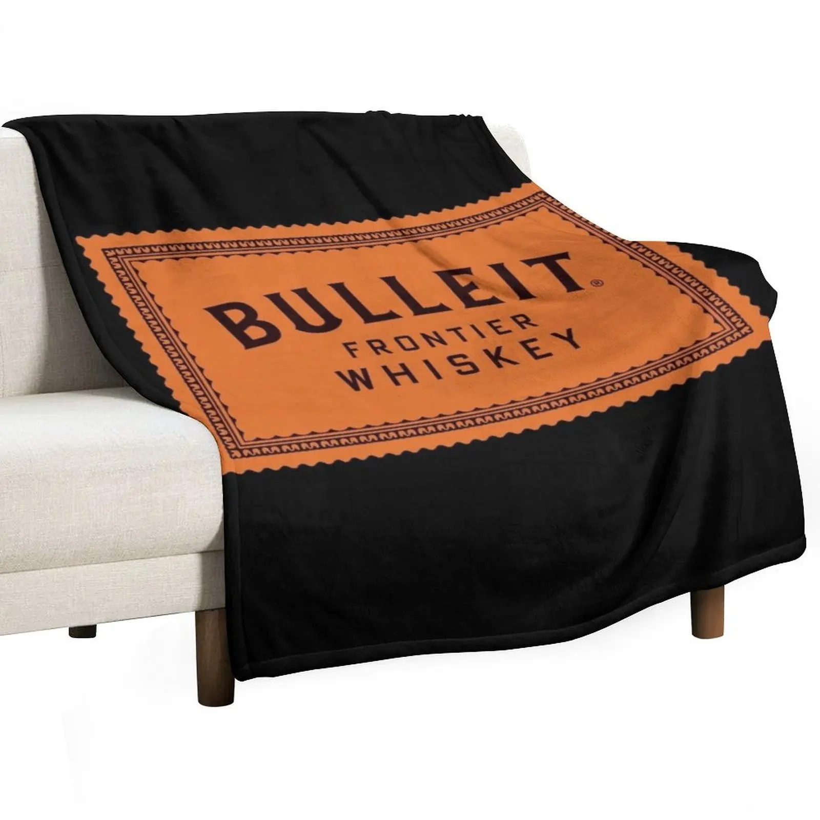Manta de Felpa Suave y Cálida Bulleit Bourbon para Sala de Estar