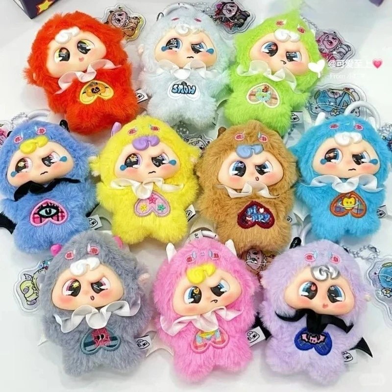 

Demon Pippy Series Mini Blind Box Kawaii Demon Anime Figure Toys Plush Pendent Vinyl Face Keychain Mystery Box Dolls Girl Gifts