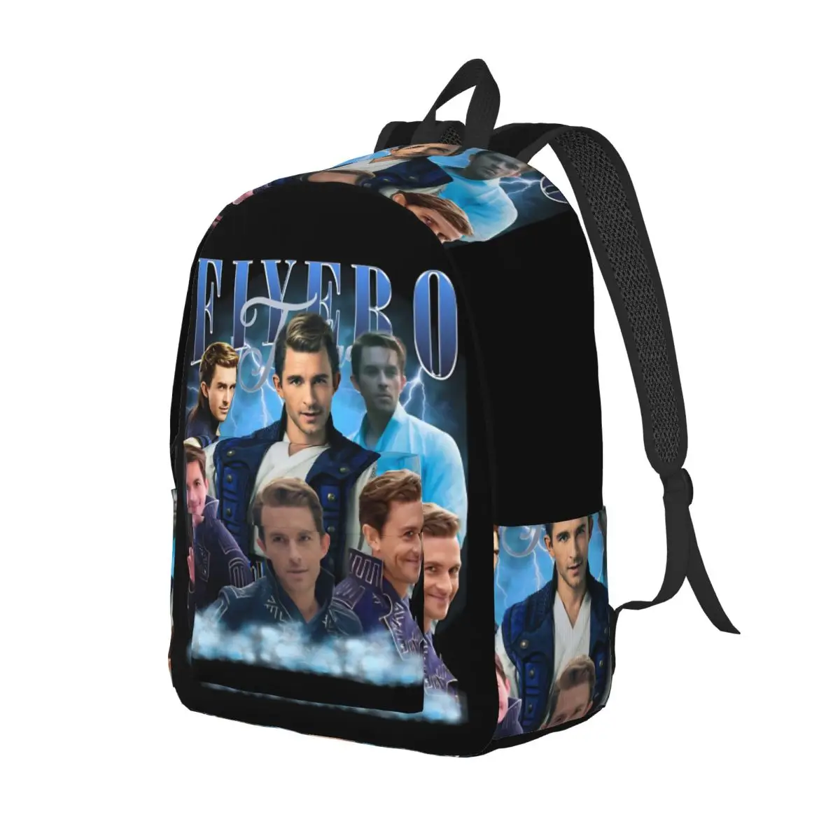 Jonathan Bailey Wicked Fiyero Backpack Middle High College School Student Bookbag Men Women Daypack Gift