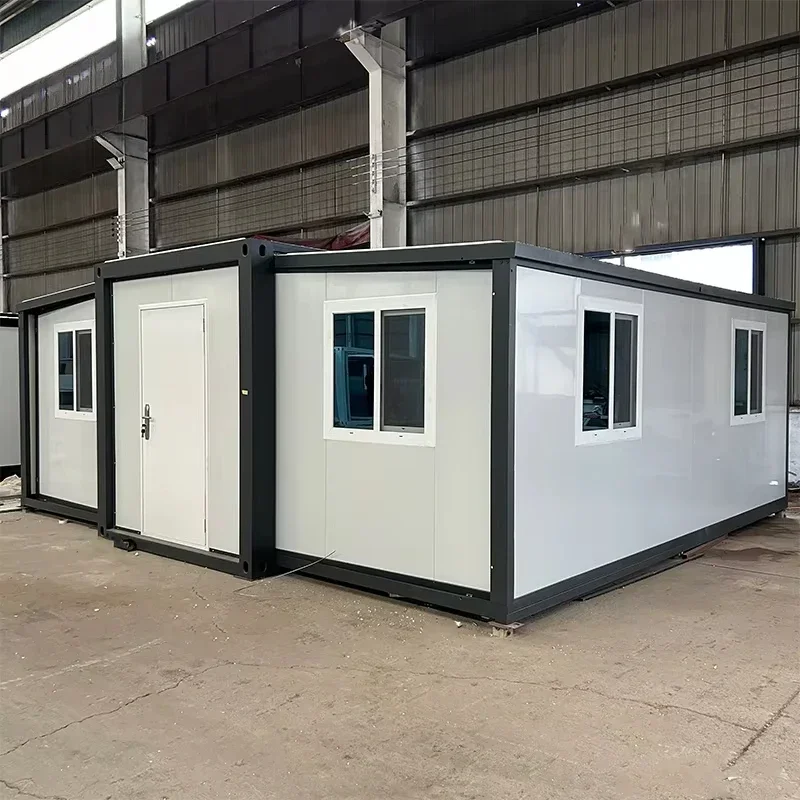 Quick Assembly Expandable Foldable Flat Pack Shipping Prefabricated Container House 3 Bedroom Prefab Tiny House with Energy Kit