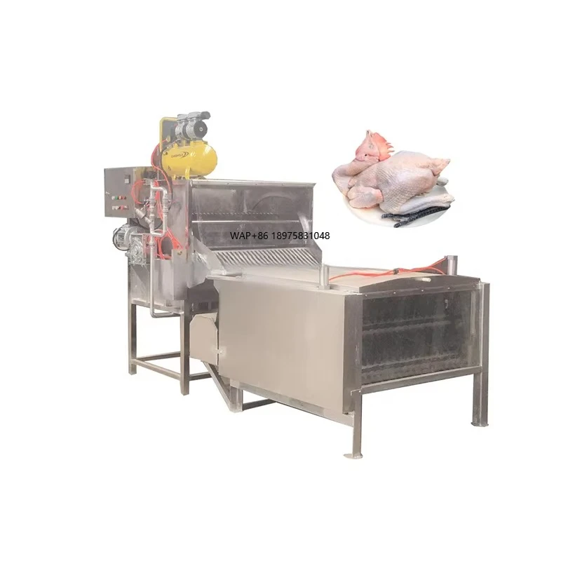 

Automatic Abattoir Equipment Halal Poultry Chicken Slaughtering Processing Scalding Plucking Machine Price for Sale