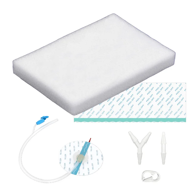 Wound Drainage  NPWT Dressing Kit Large, Medium, Small with High Quality and Good Service