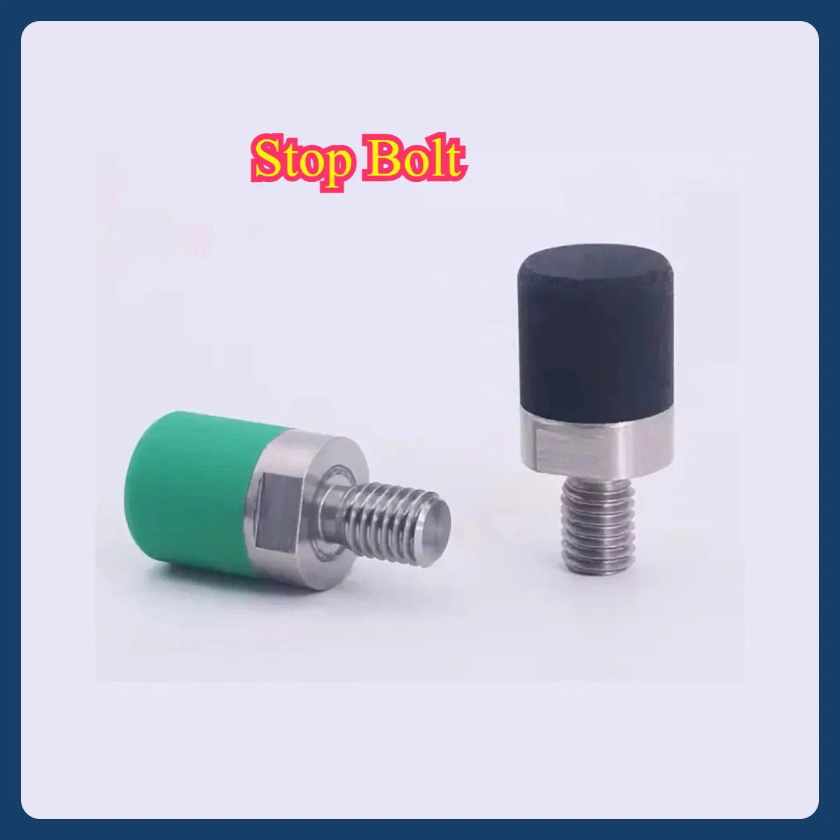 2PCS Stop Bolt/Polyurethane Coated Stopper/Buffer Anti-Collision Pressure Block External Thread Fixed Type