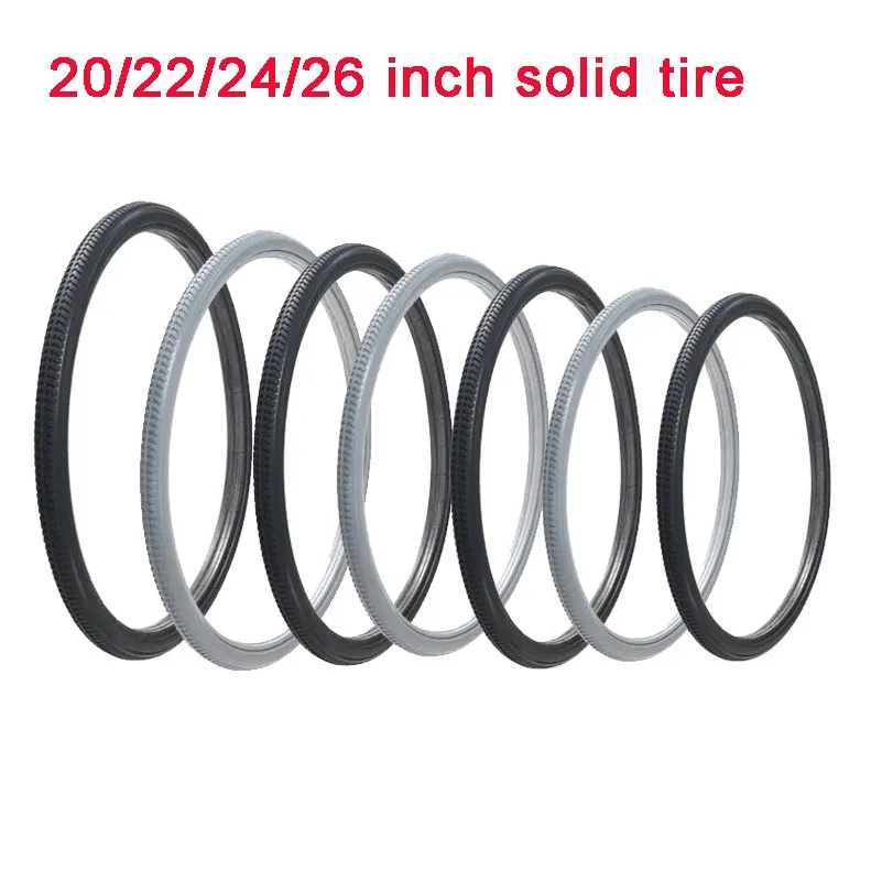 20/22/24/26Solid Tire  20/22/24/26X1 3/8   Inflatable-Free Wheel Tire Solid Tire  Manual Wheelchair Rear Wheel 37-451 Parts