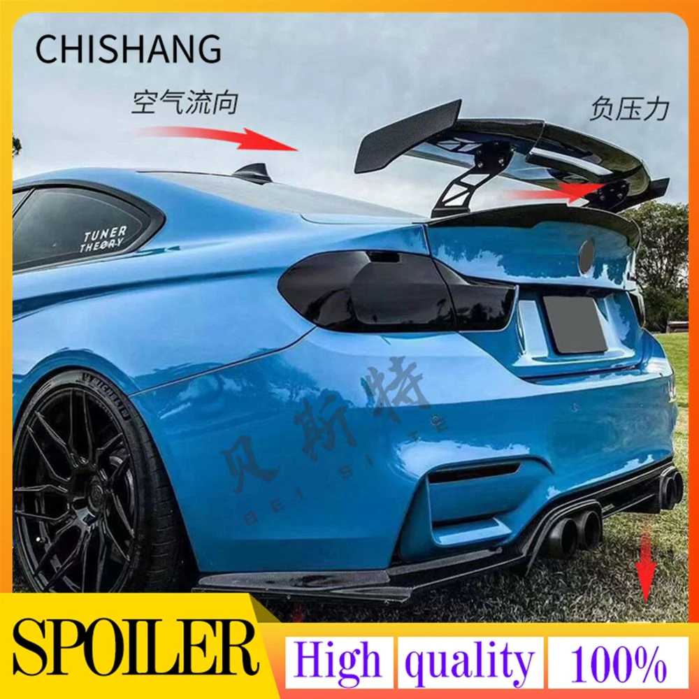 

Universal Spoiler Car For BMW F30 F32 F36 F10 F12 E92 E93 G30 G20 E82 E90 M2 M3 M4 MAD Carbon Fiber Rear Trunk Spoiler Wing