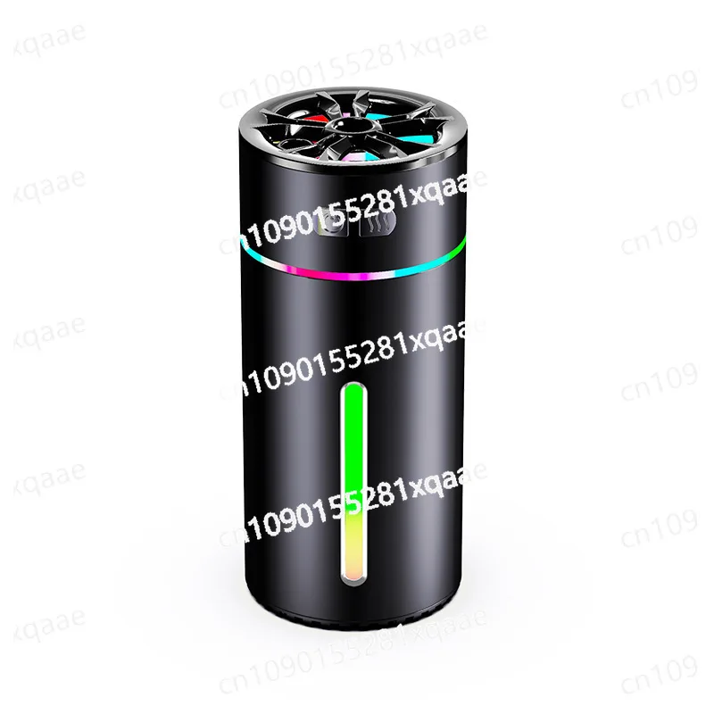 Car Intelligent Double Spray Fragrance Machine, Small Wireless Charging, Portable Car Humidifier